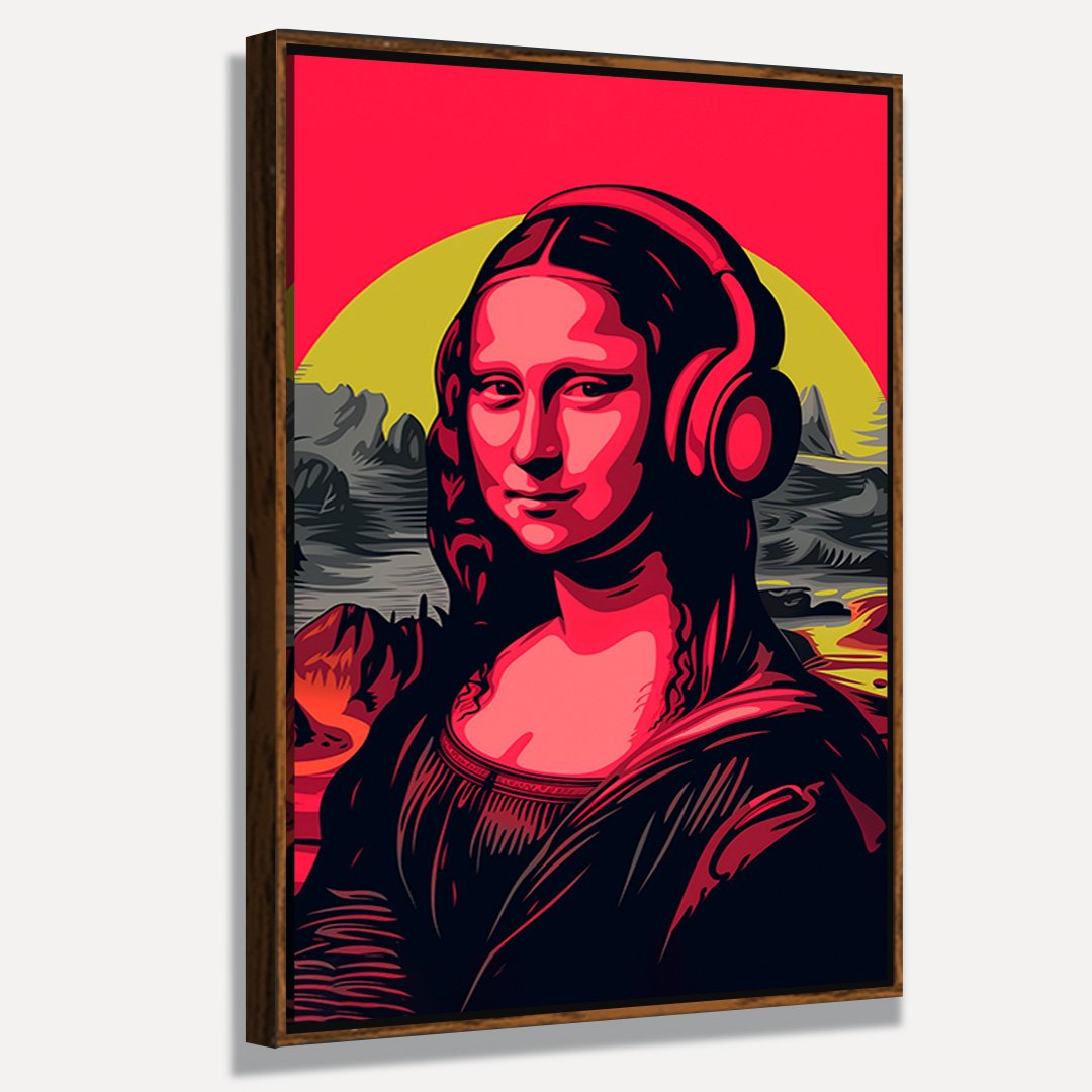 Quadro Mona Lisa em Estilo HipHop